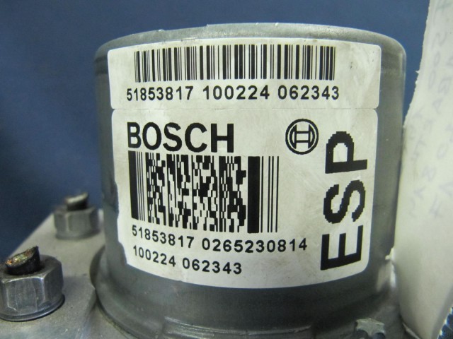 Fiat 500 abs egység 51853817 , 0265230814