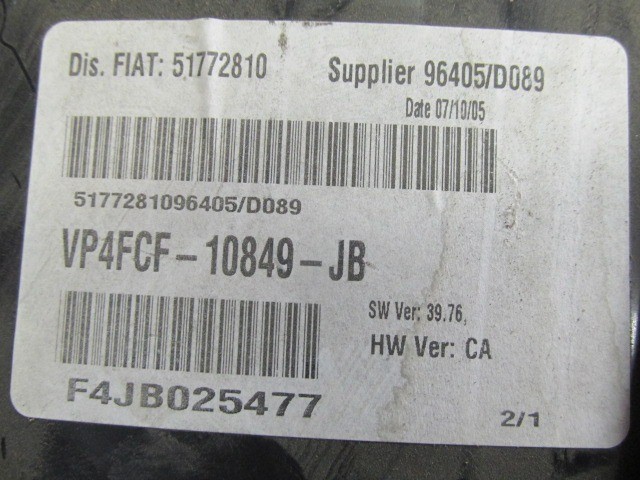 Fiat Stilo Diesel óracsoport 51772810