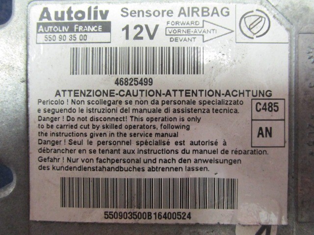 Fiat Doblo 2000-2005  légzsák indító elektronika 46825499