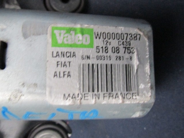 Lancia Delta hátsó ablaktörlő motor