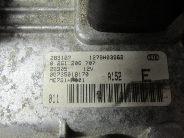 71942 Alfa Romeo 147 2,0 benzin motorvezérlő szett 0261206707