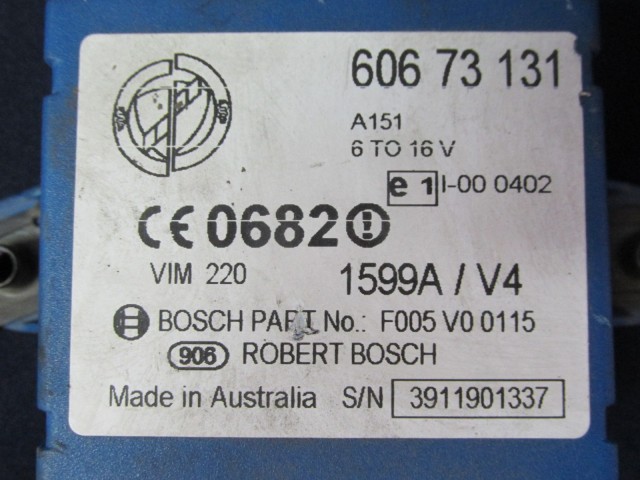 71991 Alfa Romeo 156 2,0 benzin motorvezérlő szett 0261s01029