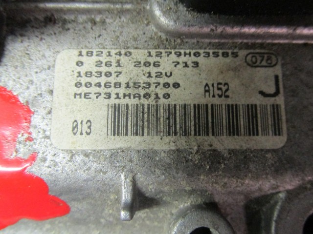 72008 Alfa Romeo 166 2,0 benzin motorvezérlő szett 0261206713