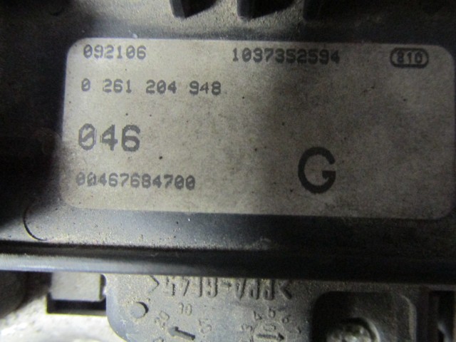 72128 Alfa Romeo 156 2,0 16v benzin Euro 2 motorvezérlő szett 0261204948 , 46768470