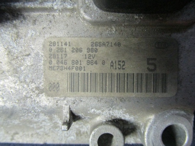 Fiat Punto 1999-2003  1,2 16v benzin motorvezérlő 46801964,  0261206980