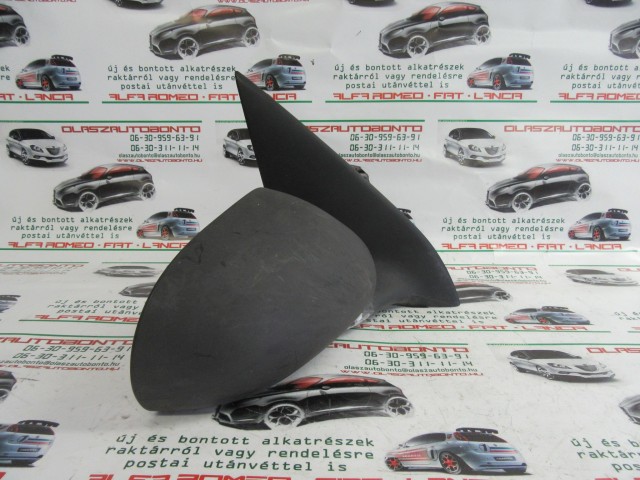 Fiat Brava/Marea matt fekete színű, manual, jobb oldali tükör
