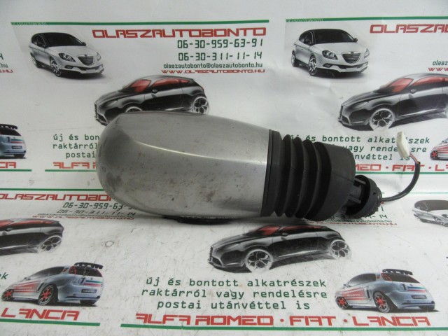 Fiat Punto II. III. ezüst színű, elektromos, jobb oldali tükör