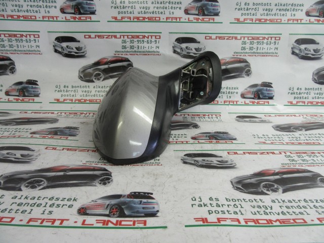 25736 Fiat Grande Punto 3 vezetékes ezüst színű, elektromos, jobb oldali tükör