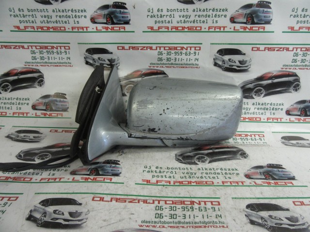 Lancia Kappa ezüst színű, elektromos, bal oldali tükör