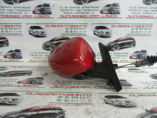 Fiat Idea/Lancia Musa piros színű, manual, jobb oldali tükör