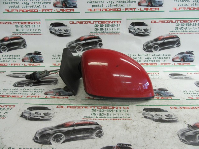 Fiat Idea/Lancia Musa piros színű, manual, jobb oldali tükör