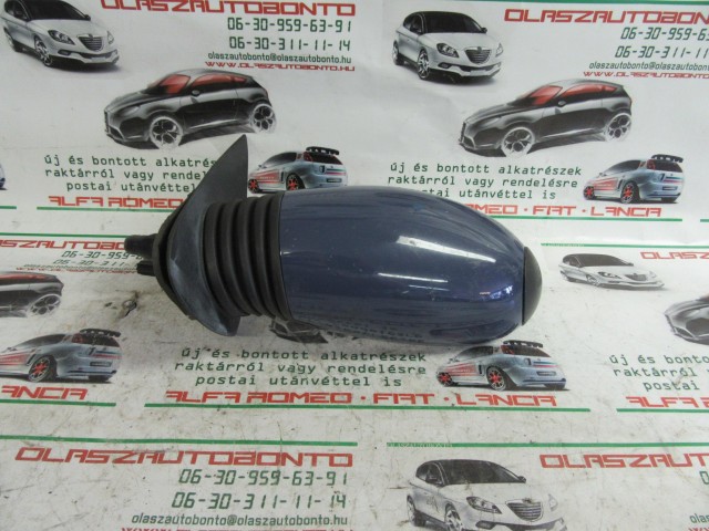 Fiat Seicento kék színű, manual , bal oldali tükör 