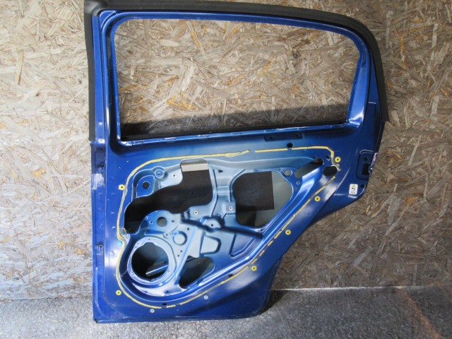 Ajtó29009 Fiat Grande Punto/Punto Evo 5 ajtós, kék színű,jobb hátsó ajtó a képen látható sérüléssel
