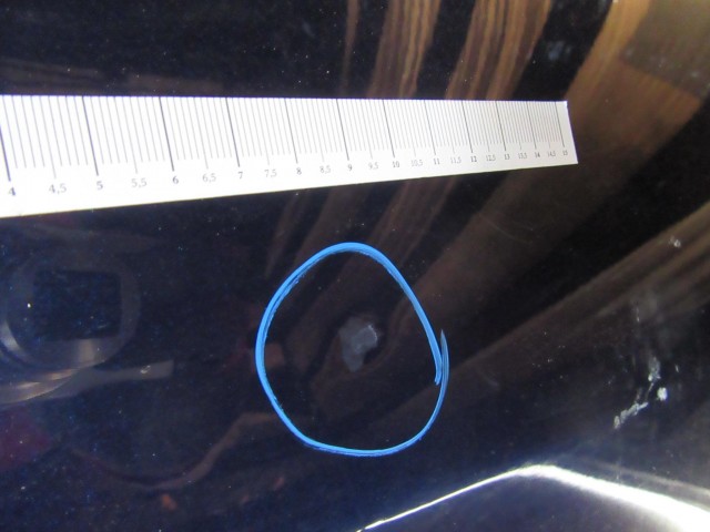 36014 Fiat Croma kék színű, jobb hátsó ajtó a képen látható sérüléssel
