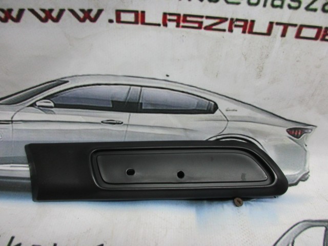 Fiat 500 735488140 számú, utángyártott új, jobb hátsó, díszléc a sárvédőn