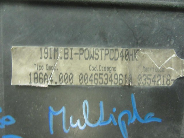 Fiat Multipla 1,6 benzin, 46534961 számú vezérlés burkolat