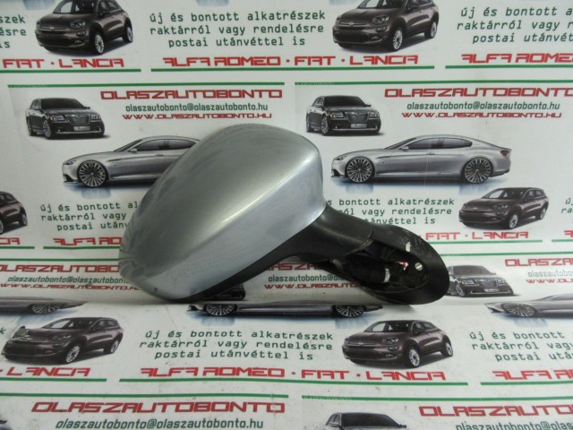 Fiat Grande Punto ezüst színű, elektromos, jobb oldali tükör