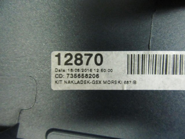 Fiat 500 735658206 számú, jobb oldali műszerfal párna betét