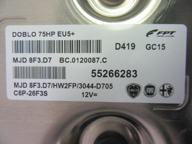 Fiat Doblo IV. 2015-  1,3 16v Mjet Euro 5  motorvezérlő 55266283