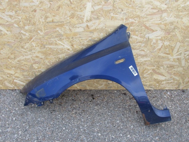 77185 Fiat Stilo 3 ajtós kék színű bal első sárvédő