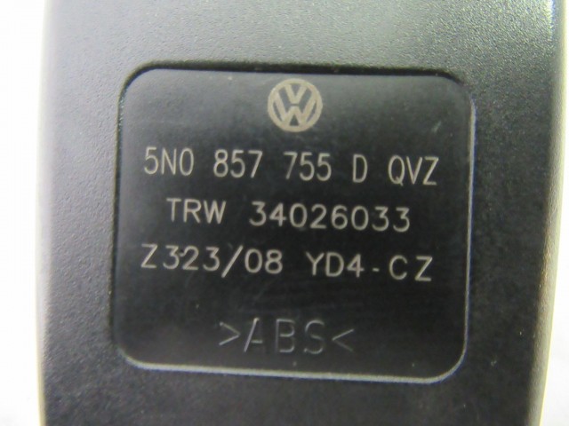 Volkswagen Tiguan bal első biztonsági öv csat 5n0 857 755 d