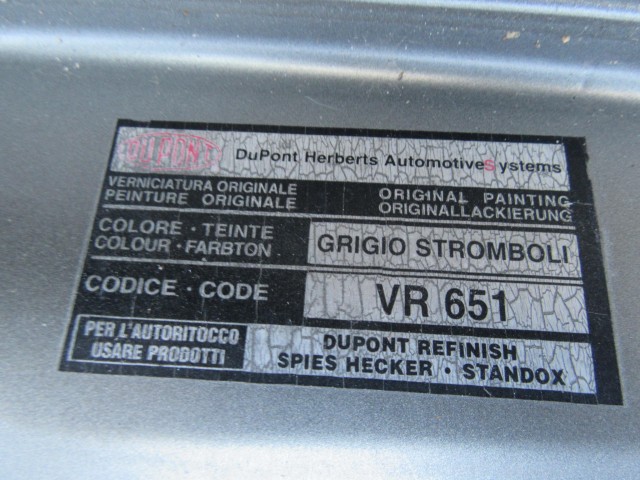 104473 Alfa Romeo Gt szürke színű csomagtérajtó 