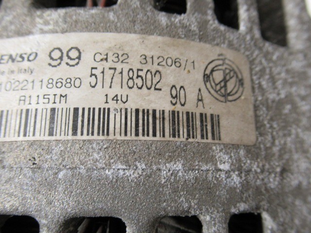 Alfa, Fiat generátor 51718502