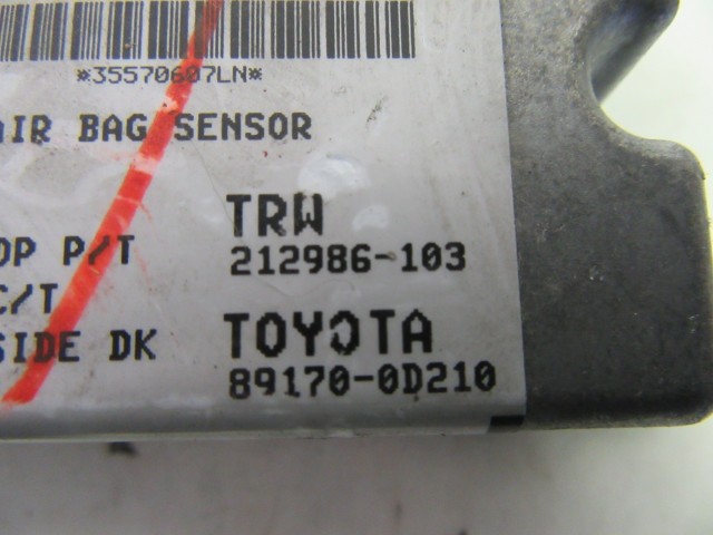 Toyota Yaris 2006-2011 légzsák indító elektronika 83170-0d210