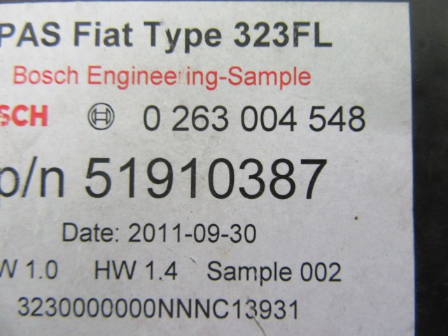 Fiat Linea 51910387 számú ,hátsó tolatószenzor vezérlő