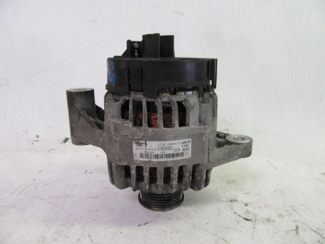 Alfa Romeo 159, Fiat Croma 1,9 8v Diesel  generátor 120A 51854902