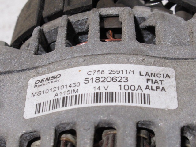 Fiat Croma, Bravo , Lancia Delta  Diesel generátor 100A 51820623