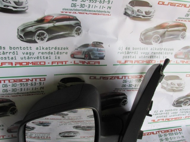 Fiat Fiorino fényezetlen, manual, bal oldali tükör