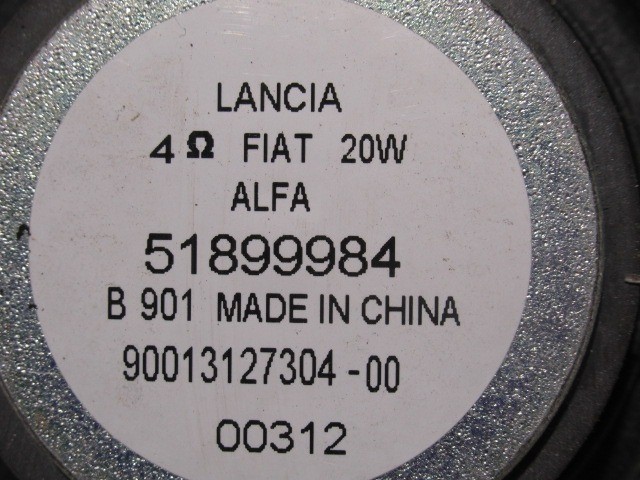 Fiat Panda III. hátsó hangszóró 51899984