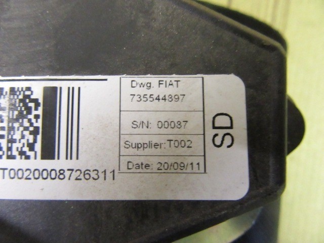 Fiat Linea hátsó szélső biztonsági öv 735544897