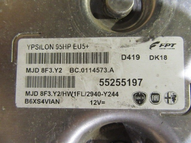 Lancia Ypsilon III. 1,3 16v Diesel motorvezérlő 55255197