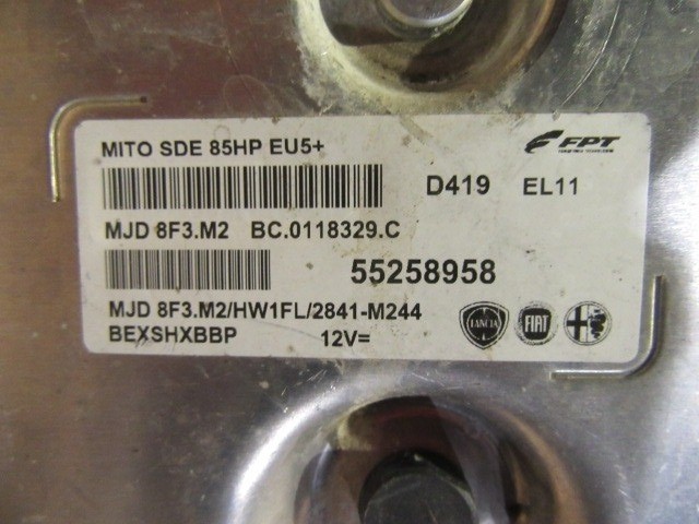 Alfa Romeo Mito 1,3 16v Diesel motorvezérlő 55258958