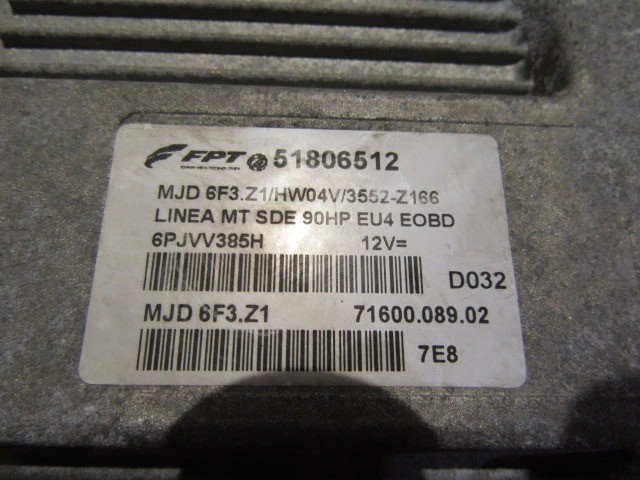 24926  Fiat Linea 1,3 Jtd, motorvezérlő szett 51806512