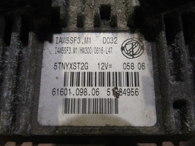 Fiat Grande Punto 1,2 8v benzin  motorvezérlő 51784956