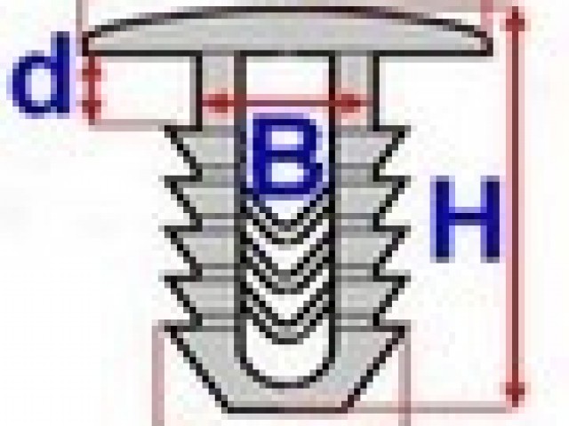 Alfa Romeo,Fiat,Lancia utángyártott új,dobbetét rögzítő patent 7560860 10db-os készlet