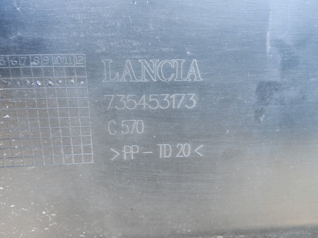 168620 Lancia Delta 2008-2014 hátsó lökhárító alsó rész 735453173