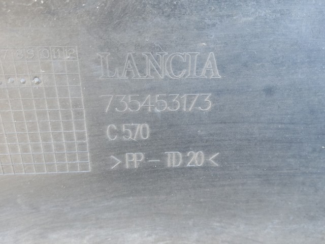 168630 Lancia Delta 2008-2014 hátsó lökhárító alsó rész 735453173