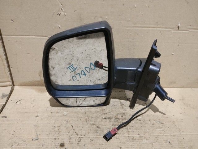 173130 Fiat Doblo 2009-2022 Bal oldali mechanikus visszapillantó tükör, a képen látható sérüléssel
