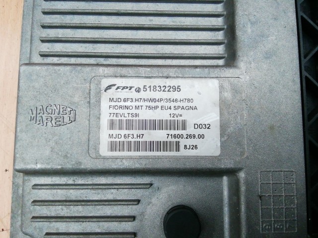 Fiat Fiorino , Qubo 2007-2016 1,3 16v Diesel Motorvezérlő 51832295