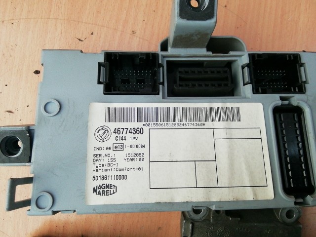 158403 Fiat Punto II. 1999-2003 1,2 16v benzin Euro 2 Motorvezérlő 46782631 0261204983