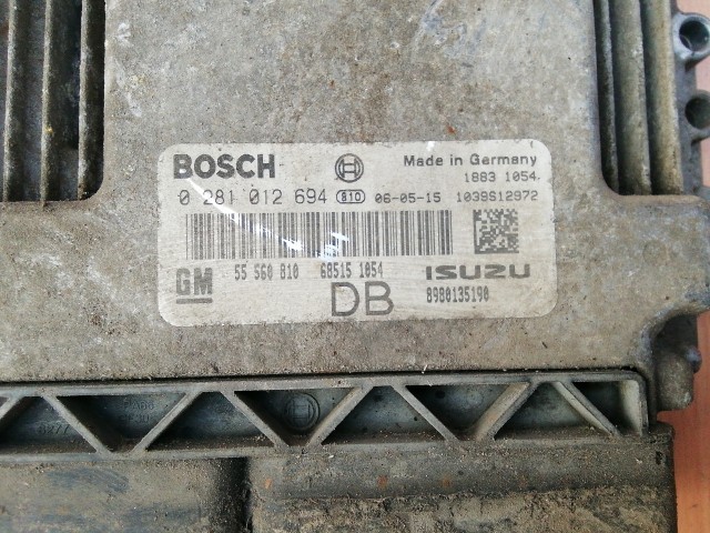 Opel Astra H 2004-2010  1,7 Diesel motorvezérlő 0281012694 , 55560810