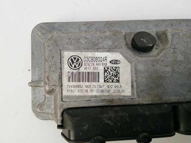 Skoda Roomster 2006-2015 1,4 16v benzin Motorvezérlő 03C906024R , 7V43EKM8J