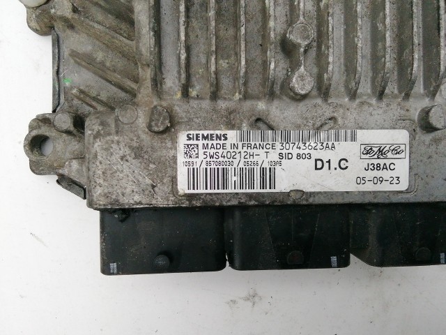 Volvo V50 2004-2012 2,0 Diesel Motorvezérlő  5WS40212H-T , 30743623AA