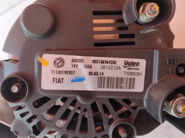 Fiat 500 L 2012-2012 1,3 16v Diesel Generátor  105 A 51869642