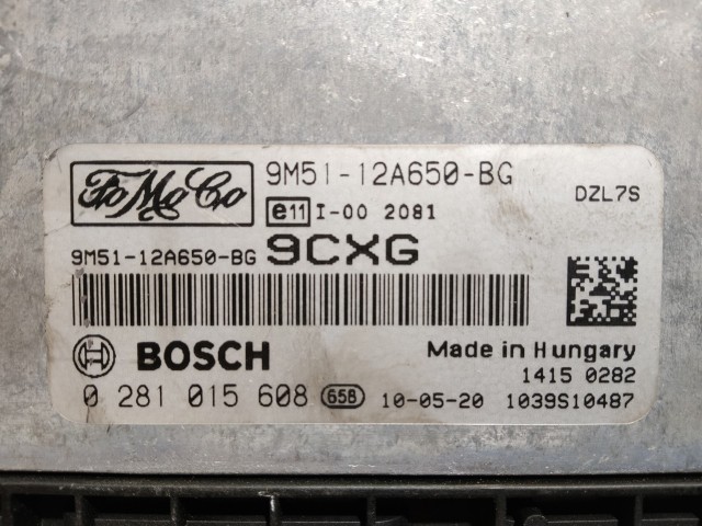 Ford Focus II. 2005-2011 1,6 16v Diesel Motorvezérlő 9M51-12A650BG , 0281015608