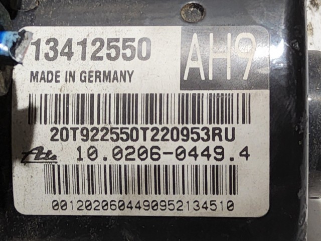 Opel Astra J 2009-2015 Abs 10.0206-0449.4